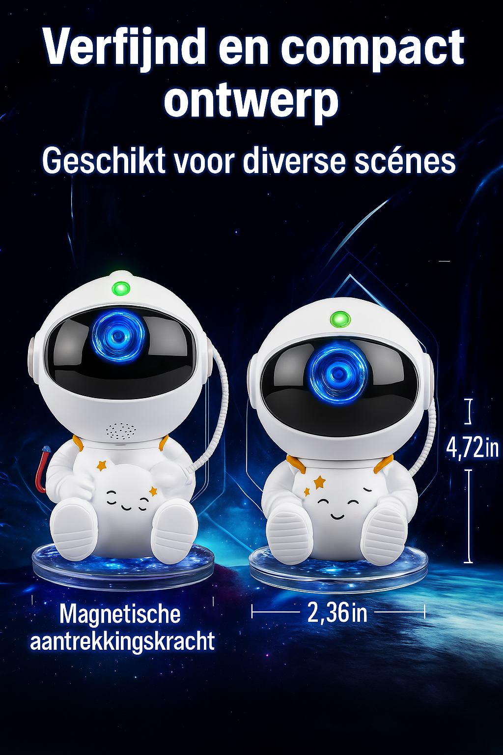 AstroGlow™ Sterrenhemel Projector met Astronaut Design