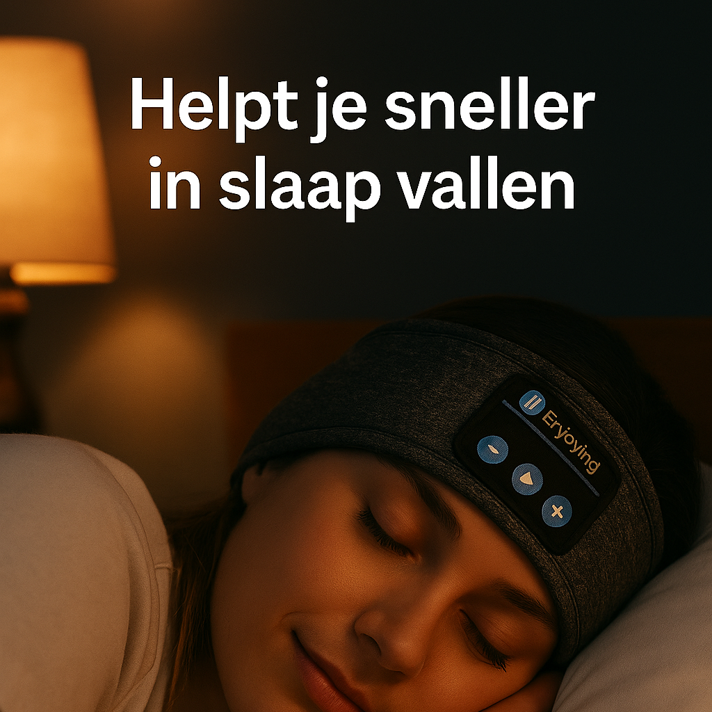 Bluetooth slaap-hoofdband helpt je sneller in slaap vallen.