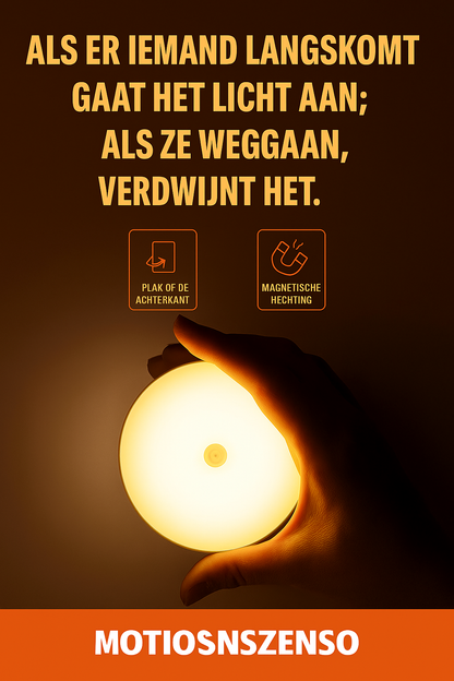 SenseGlow™ LED Bewegingssensor Nachtlamp – Slim, Oplaadbaar & Draagbaar