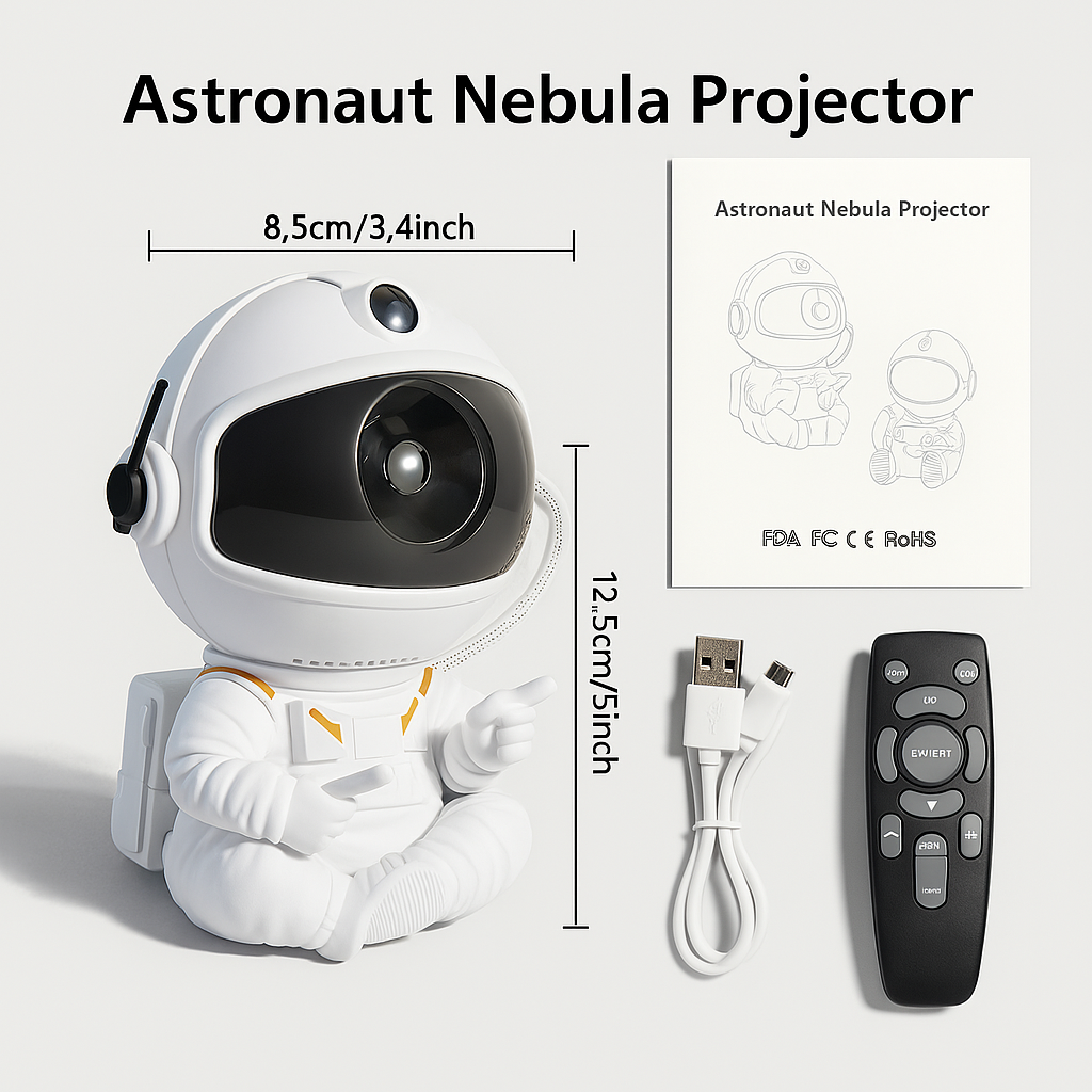 AstroGlow™ Sterrenhemel Projector met Astronaut Design