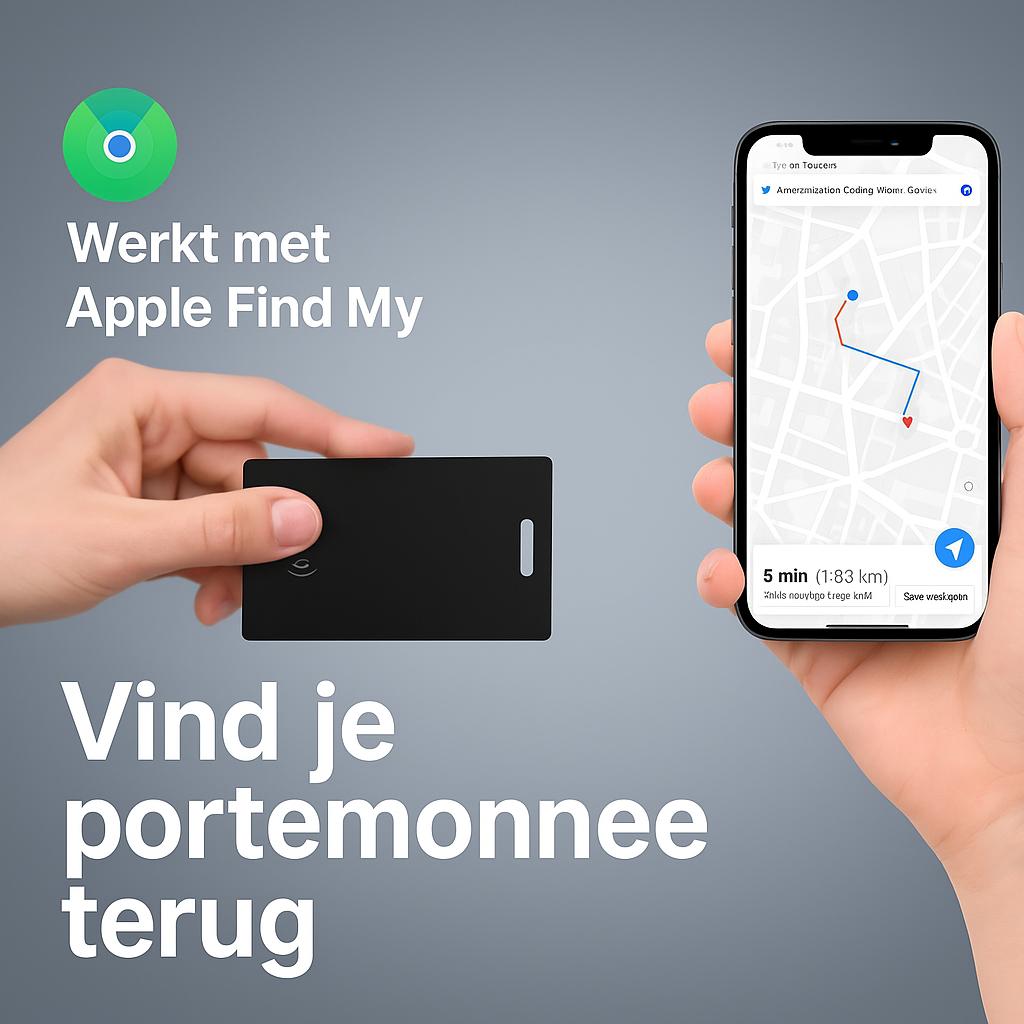 Trackify™ Slimme Bluetooth GPS Kaart – iOS & Iphone - Waterdicht Design