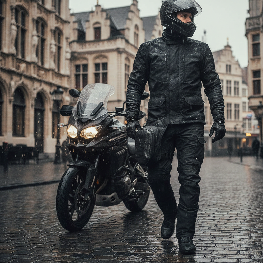 Belgian motorcycle cobblestones