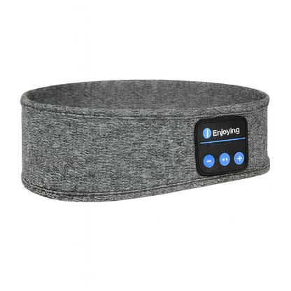 Grijze Bluetooth slaap-hoofdband productfoto.