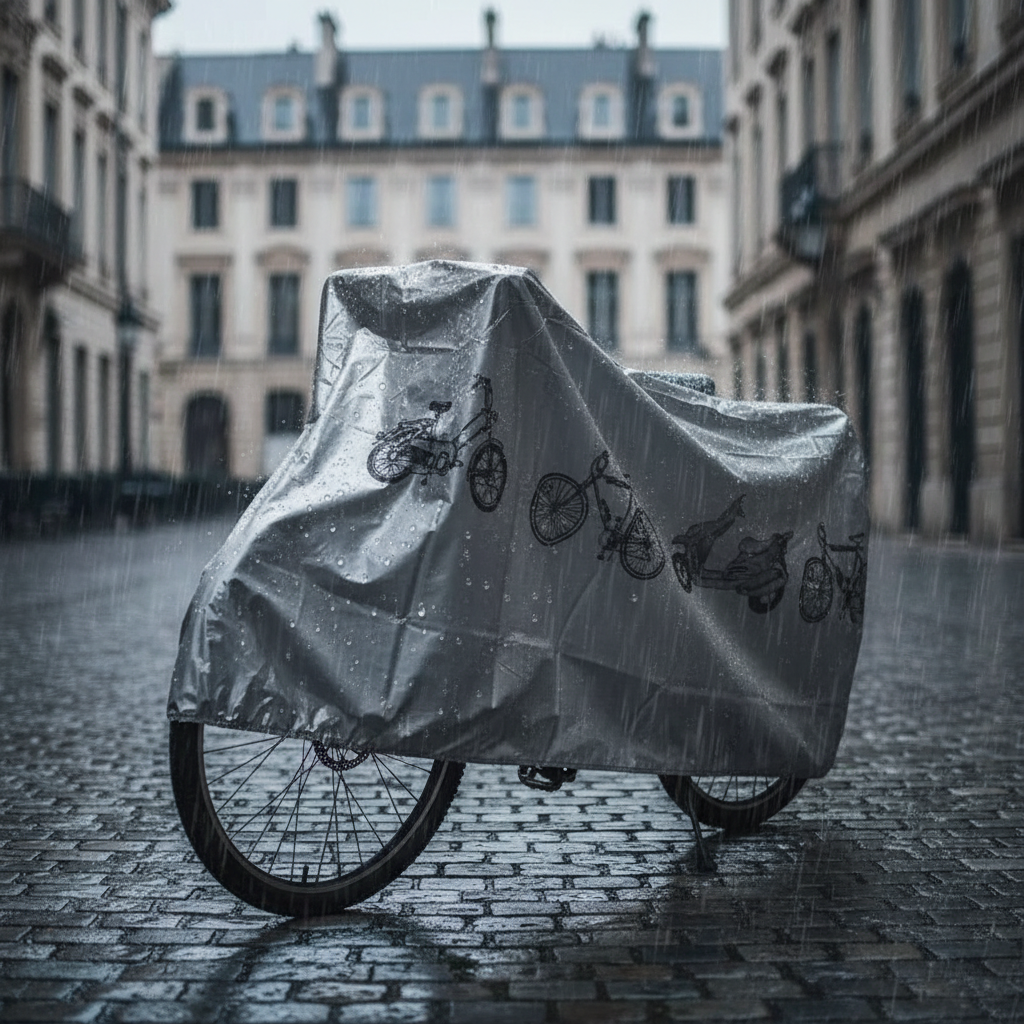 Covered bike - rain protection