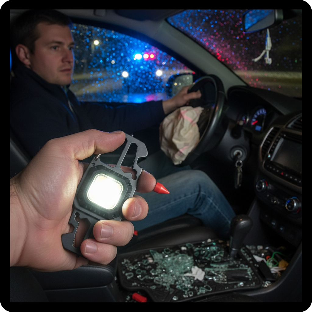 Lifestyle - Auto noodsituatie met zwarte variant