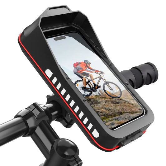 RideLock TouchPro telefoonhouder met quick mount systeem en stevig ontwerp voor outdoor gebruik